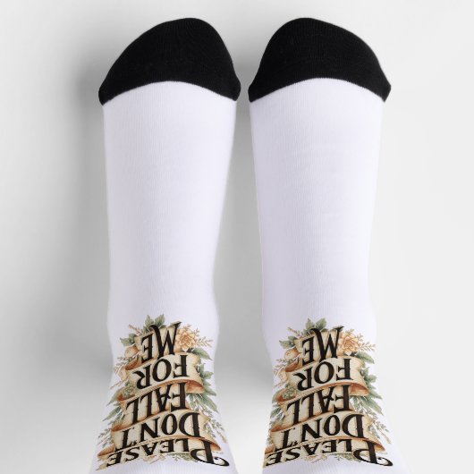 Bitte verlieb dich nicht in mich socken (Oben)