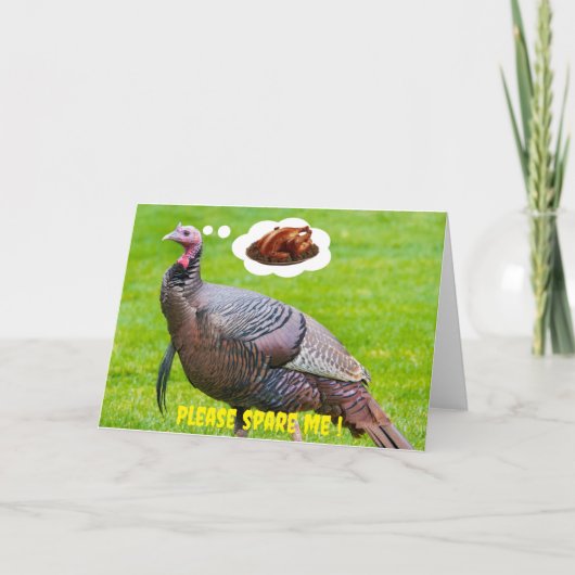 Bitte verschonen Sie mich ! Karte (Vorderseite)