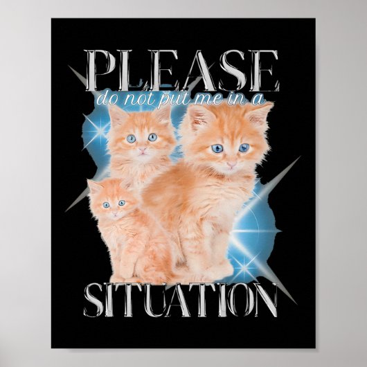 Bitte versetzen Sie mich nicht in eine Situation w Poster (Vorne)