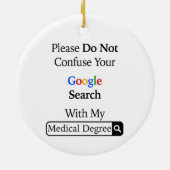 Bitte verwechseln Sie Ihre Suche nicht mit meinem Keramik Ornament (Hinten)