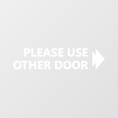 Bitte verwenden Sie den rechten Pfeil der anderen  Fensteraufkleber (Blatt)