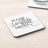 Bitte verwenden Sie einen Untersetzer (Linke Seite)