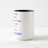 Bitte verwirren Sie nicht Ihr Tasse (Zentrum)