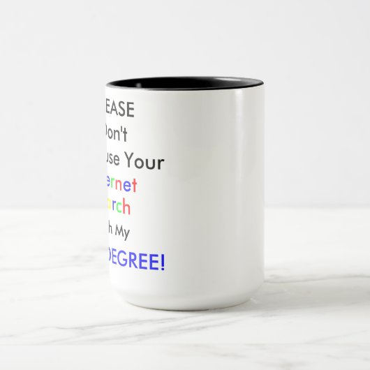 Bitte verwirren Sie nicht Ihr Tasse (Zentrum)