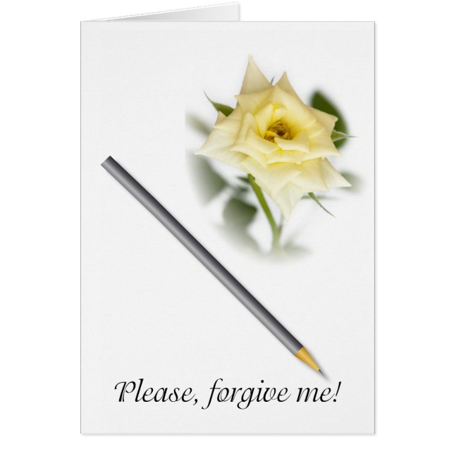 Bitte verzeihen Sie mir. (Vorne)