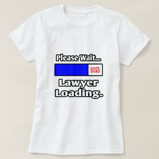 Bitte warten...Anwaltsladenladung T-Shirt (Design vorne)