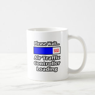 Bitte warten...Beladen des Fluglotsen Kaffeetasse
