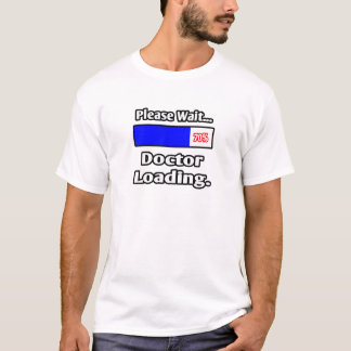 Bitte warten... Doktor-Laden T-Shirt