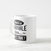 Bitte warten kaffeetasse (Vorderseite Links)