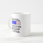 Bitte warten...Laden des Flugzeugingenieurs Kaffeetasse (Vorderseite Links)