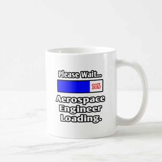 Bitte warten...Laden des Flugzeugingenieurs Kaffeetasse (Rechts)