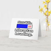 Bitte warten...Librarian Loading Karte (Gelbe Blume)