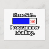 Bitte warten...Programmieren Postkarte (Vorderseite)