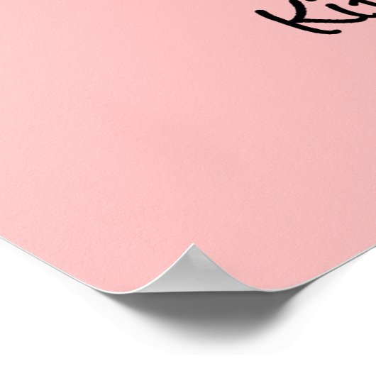 Bitte warten Sie, während ich Sie ignoriere Poster (Ecke)