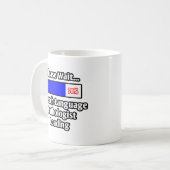 Bitte warten...Sprach-Pathologe laden Kaffeetasse (Vorderseite Links)
