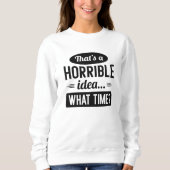 Bitte warten sweatshirt (Vorderseite)