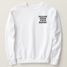 Bitte waschen Sie die Handtasche