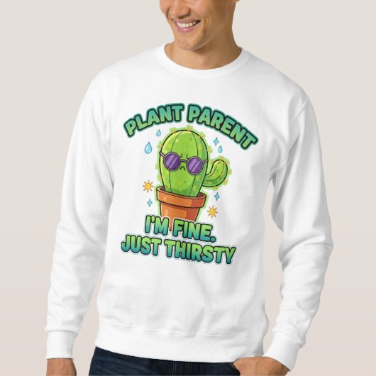 Bitte Wässere Mich – Cactus Plant Tee (Vorderseite)