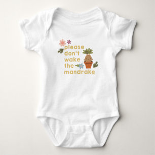 Bitte wecke die Alraune nicht Baby Strampler