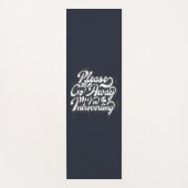 Bitte weg, ich stelle Neuheit vor Yogamatte (Vorderseite)