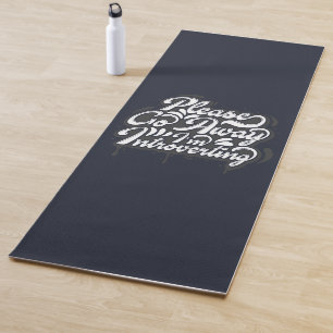 Bitte weg, ich stelle Neuheit vor Yogamatte