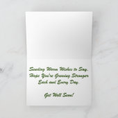 "Bitte weiter wachsen" - Brunnen-Karte erhalten Karte (Innenseite)