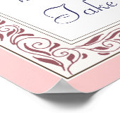 Bitte ziehen Sie Ihre Schuhe aus Poster (Ecke)