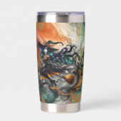 🧙 ♀️ BITTE ZU WITCH! Gothic Pagan Halloween BES Thermobecher (Vorderseite)