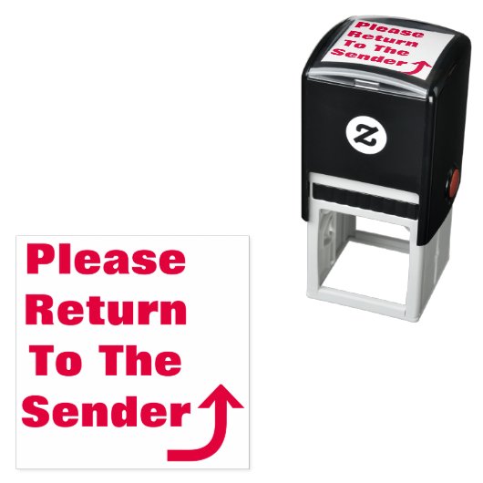 "Bitte zum Absender zurückkehren" & Abenteuer-Pfei Permastempel (Beispiel)