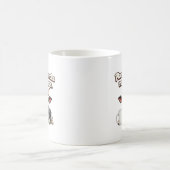 Bitte zwing mich nicht, Dinge zu tun. Lustige Kuh Kaffeetasse (Mittel)