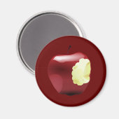 Bitten Apple Magnet (Vorderseite/Rückseite)