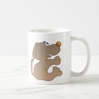 Bitten des Hündchens Kaffeetasse