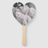 Bitten die Braut und den Bräutigam um Kuss Fächer (Vorderseite)