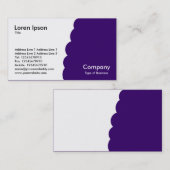 Bitten - Dunkle Violette Visitenkarte (Vorne/Hinten)
