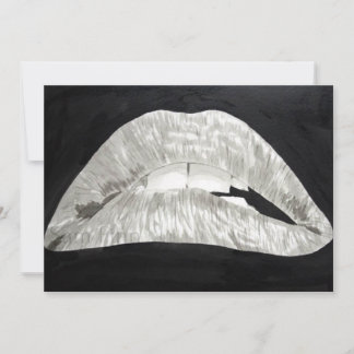 Bitten Lippen Einladung