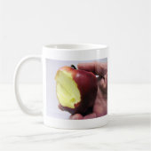 Bitten Red Apple Kaffeetasse (Links)