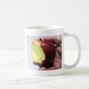 Bitten Red Apple Kaffeetasse