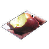 Bitten Red Apple Notizblock (Linke Seite)