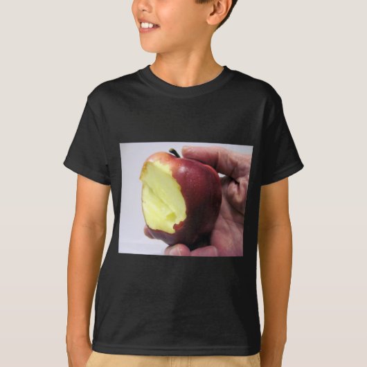 Bitten Red Apple T-Shirt (Vorderseite)