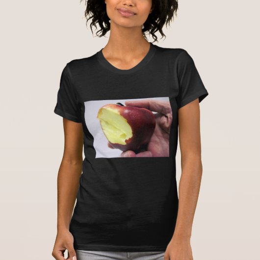 Bitten Red Apple T-Shirt (Vorderseite)