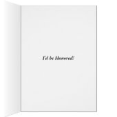 Bitten Sie um Trauzeugin (Innen (Rechts))