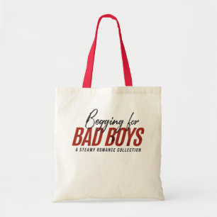 Bitten um schlechte Jungen-Buch-Tasche Tragetasche