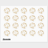 Bittenschokolade Chip Cookie Sticker (Blatt)