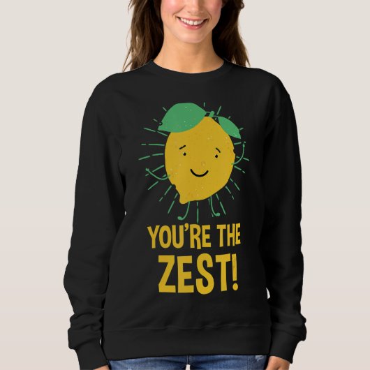 Bitter, aber Niedlich-wütend Lemon 1 Sweatshirt (Vorderseite)
