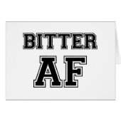 BITTER AF-KARTE (Vorderseite (Horizontal))