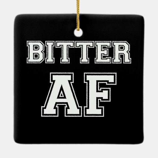 BITTER-AF-PONG-BALL KERAMIKORNAMENT (Rückseite)