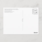 Bitter Blue Mountain Winter Wanderung Postkarte (Rückseite)