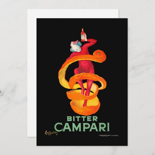 Bitter Campari | Leonetto Cappiello (Vorne/Hinten)