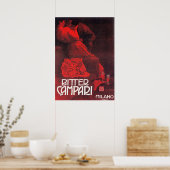BITTER CAMPARI POSTER (Küche)