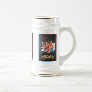 Bitter Campari Vintag Liquor Label Tasse